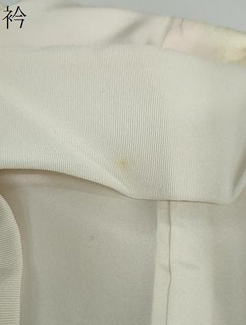 平和屋着物●長襦袢 袷 舞桜地紋 簪 暈し染め 正絹 逸品 DAAW5372ud