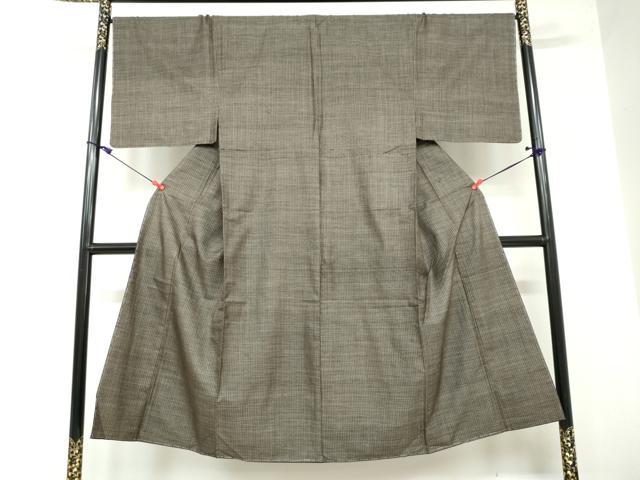 平和屋着物●男性 男柄の最高峰 西郷柄 西郷絣 本場大島紬 抽象文様 正絹 逸品 未使用 DAAW5395ud