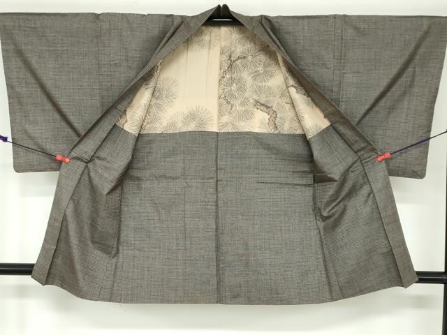 平和屋着物●男性 本場大島紬 アンサンブル 100亀甲 総詰め 正絹 逸品 DAAW5412ud