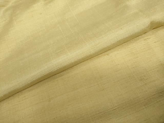 平和屋着物●上質な紬 花葉色 正絹 逸品 DAAW5463ud