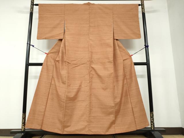 平和屋着物●上質な紬 霞文 正絹 逸品 DAAW5519ud