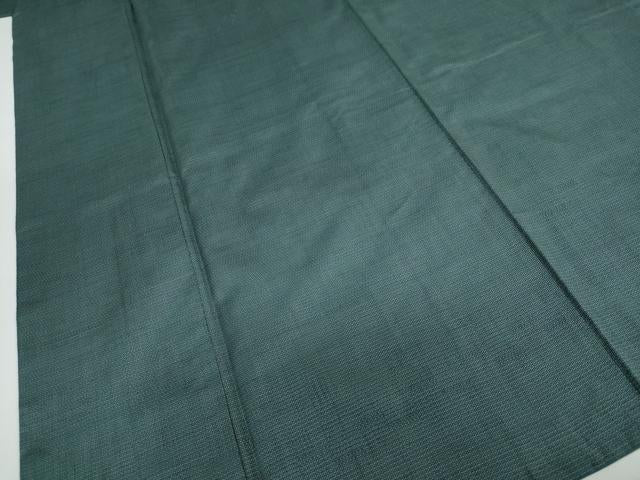 平和屋着物●男性 本場大島紬 アンサンブル 150亀甲 総詰め 羽裏:松葉色 キングサイズ 正絹 逸品 DAAW5539ud