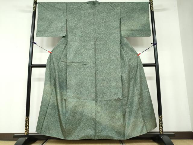 平和屋着物●本場染大島紬 訪問着 霞文 正絹 逸品 DAAW5541ud