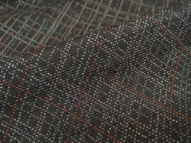 平和屋着物●訪問着 紬地 抽象文様 正絹 逸品 DAAW5551ud