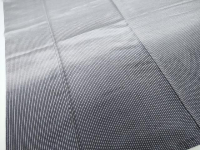 平和屋着物●豪華色留袖 お召地 縞 正絹 逸品 DAAW5557ud