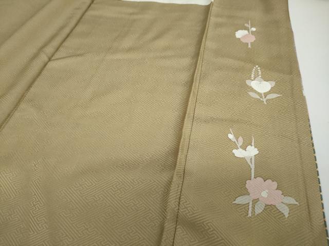 平和屋着物●訪問着 駒刺繍 花車文 暈し染め 金銀彩 正絹 逸品 DAAW5583ud