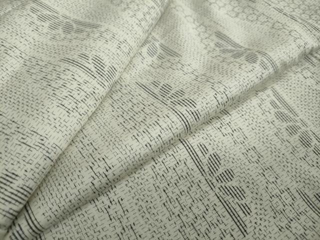 平和屋着物●上質な紬 変わり縞 正絹 逸品 DAAW5650ud