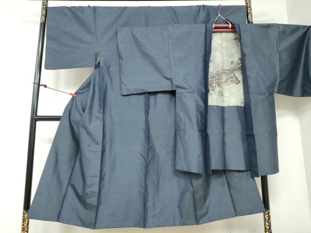 平和屋着物●男性 本場大島紬 アンサンブル 80亀甲 総詰め 正絹 逸品 DAAW5751ud
