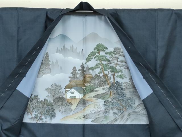 平和屋着物●男性 本場大島紬 アンサンブル 100亀甲 総詰め 正絹 逸品 未使用 DAAW5830
