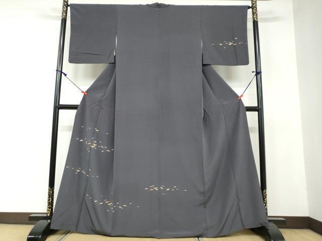 平和屋着物●訪問着 扇面文 金彩 正絹 逸品 DAAW5839ud