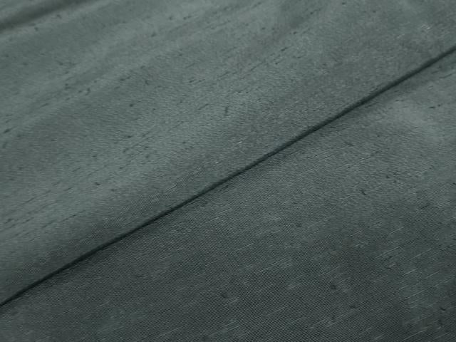 平和屋着物●男性 髭紬 色無地 百入茶色 正絹 逸品 DAAW5975ud