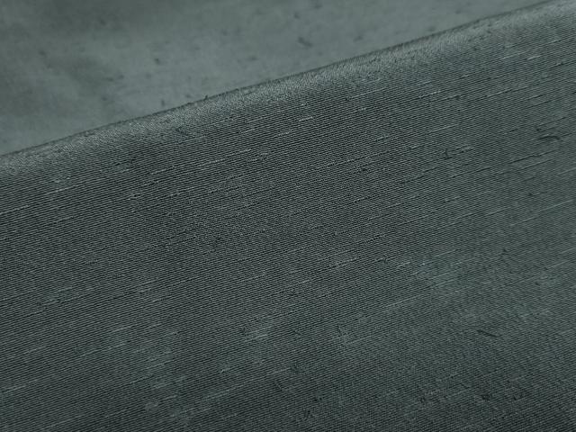 平和屋着物●男性 髭紬 色無地 百入茶色 正絹 逸品 DAAW5975ud