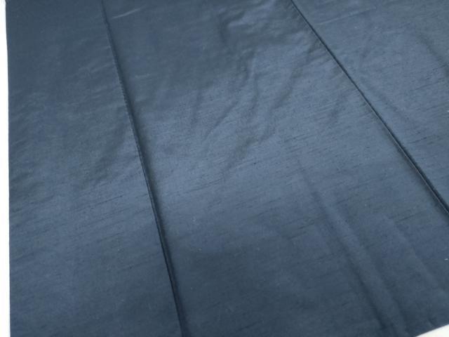 平和屋着物●男性 紬 鉄紺色 正絹 逸品 DAAW5980ud
