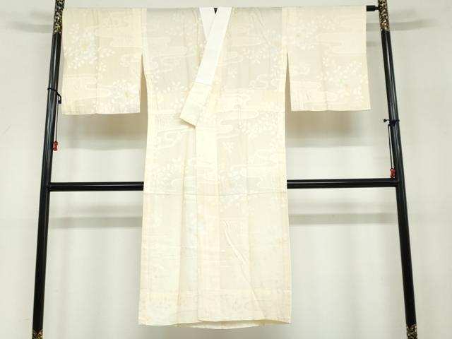 平和屋着物●長襦袢 無双仕立て 絞り 辻が花地紋 暈し染め 正絹 逸品 DAAW5993ud