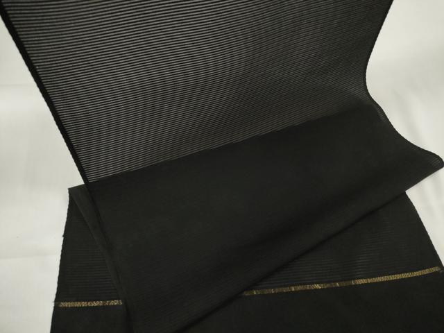 平和屋着物*夏物 黒紋付 黒反物 着尺 絽 逸品 未使用 DAAW7683zzz