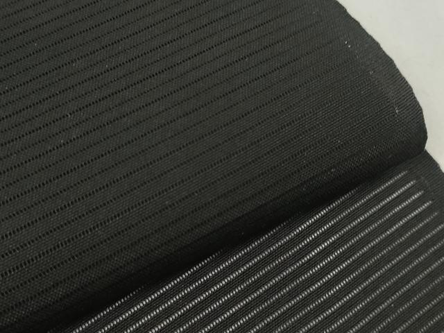 平和屋着物*夏物 黒紋付 黒反物 着尺 絽 深泥黒 丹後ちりめん 逸品 未使用 DAAW7753zzz