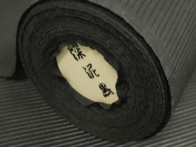 平和屋着物*夏物 黒紋付 黒反物 着尺 絽 逸品 未使用 DAAW7754zzz