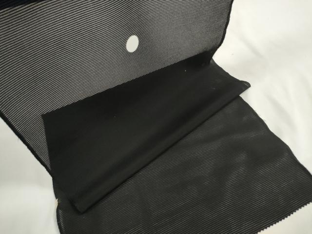 平和屋着物*夏物 黒紋付 黒反物 着尺 絽 逸品 未使用 DAAW7754zzz