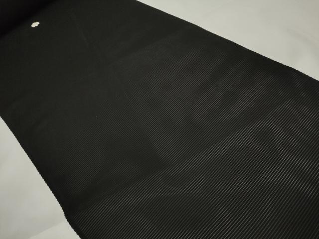 平和屋着物*夏物 黒紋付 黒反物 着尺 絽 五泉 深泥黒 逸品 未使用 DAAW7815zzz