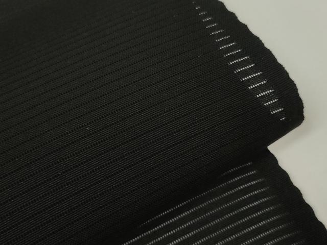 平和屋着物*夏物 黒紋付 黒反物 着尺 絽 五泉 深泥黒 逸品 未使用 DAAW7815zzz