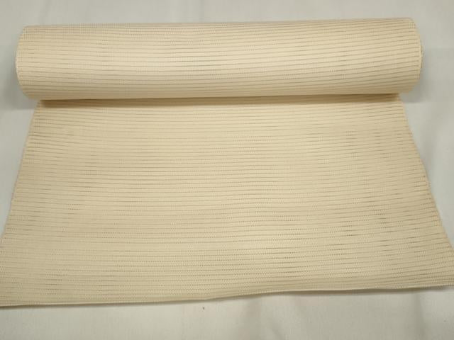 平和屋着物*夏物 西陣 ふくい謹製 名古屋帯 帯反物 絽綴れ 菊 青海波 銀糸 証紙付き 逸品 未使用 DAAW7819zzz