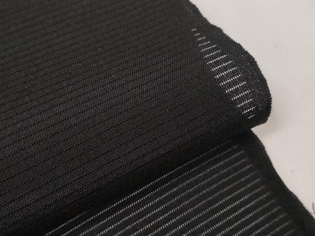 平和屋着物*夏物 黒紋付 黒反物 着尺 絽 洗える着物 未使用 DAAW8002zzz