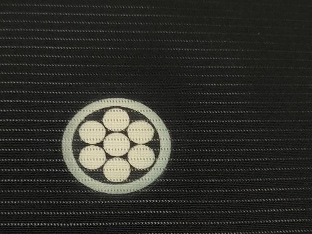 平和屋着物*夏物 黒紋付 黒反物 着尺 京草木染 逸品 未使用 DAAW8152zzz