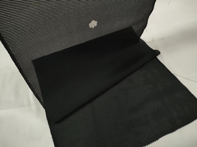平和屋着物*夏物 黒紋付 黒反物 着尺 絽 洗える着物 未使用 DAAW8178zzz