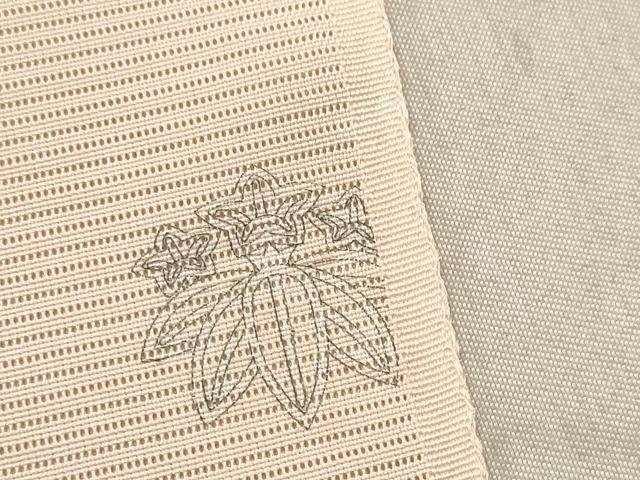 平和屋着物*夏物 付下げ 反物 着尺 駒絽 草花文 ドロンワーク 伊と幸 逸品 未使用 DAAW8186zzz