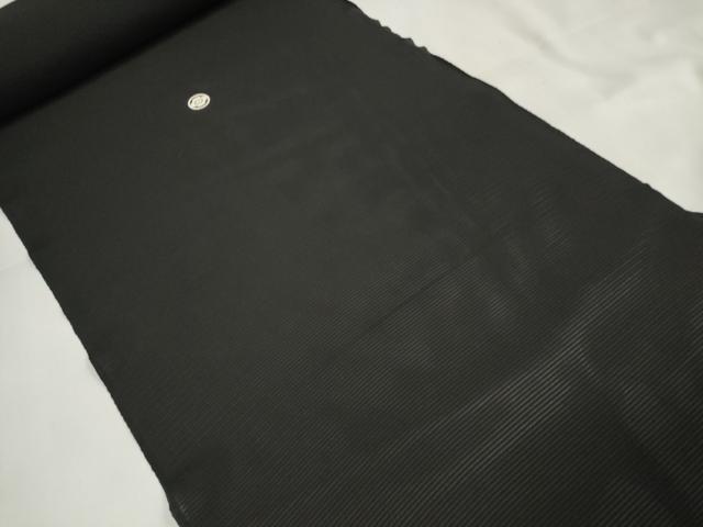 平和屋着物*夏物 黒紋付 黒反物 着尺 駒絽 藍下黒染 逸品 未使用 DAAW8192zzz