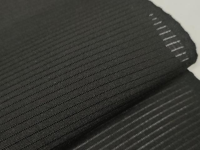 平和屋着物*夏物 黒紋付 黒反物 着尺 駒絽 五泉 本藍下 逸品 未使用 DAAW8195zzz