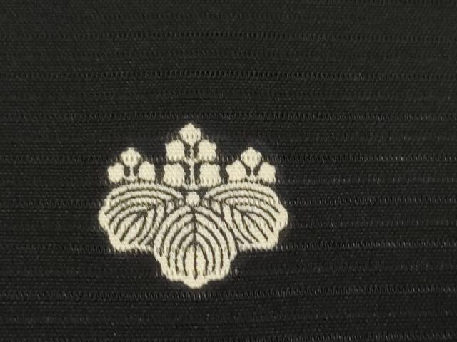平和屋着物*夏物 黒紋付 黒反物 着尺 絽 五泉 憲法染 神路黒 逸品 未使用 DAAW8269zzz