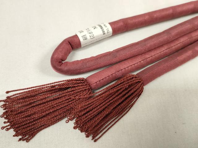 平和屋着物*夏物 和装小物 帯締め・帯揚げセット 絽 菊尽くし 丸ぐけ 逸品 未使用 DAAW8442zzz