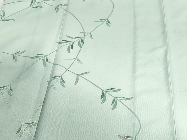 平和屋着物▽洗える最高級着物 <英>はなぶさ謹製 訪問着 単衣 枝葉文 暈し染め 洗える着物 DAAW9186sf