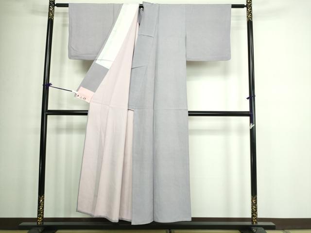 平和屋着物▽江戸小紋 単衣 鮫小紋柄 正絹 逸品 DAAW9206sf