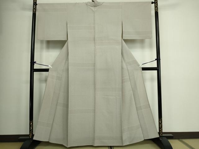 平和屋着物▽小紋 単衣 亀甲柄 洗える着物 DAAW9213sf