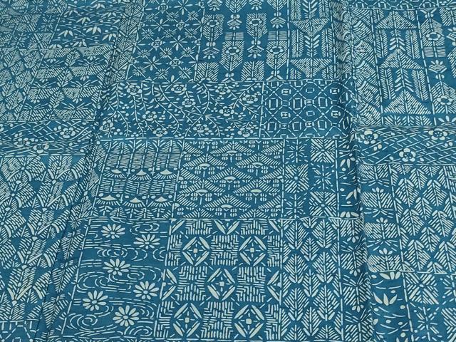 平和屋着物▽上質な紬 単衣 草花文 正絹 逸品 DAAW9221sf