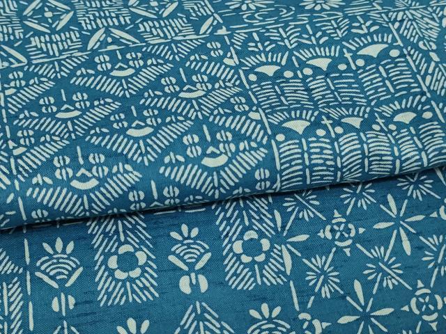 平和屋着物▽上質な紬 単衣 草花文 正絹 逸品 DAAW9221sf