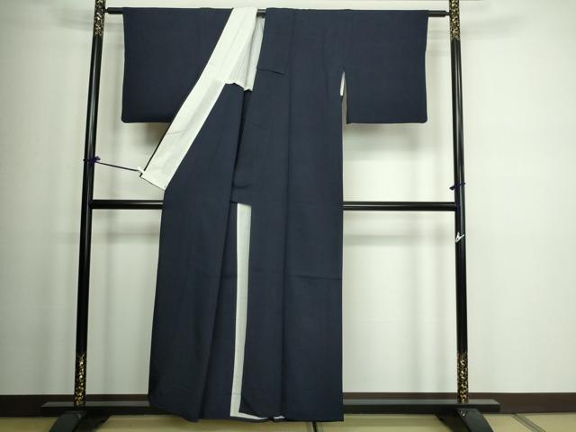 平和屋着物▽江戸小紋 単衣 角通し 正絹 逸品 DAAW9224sf