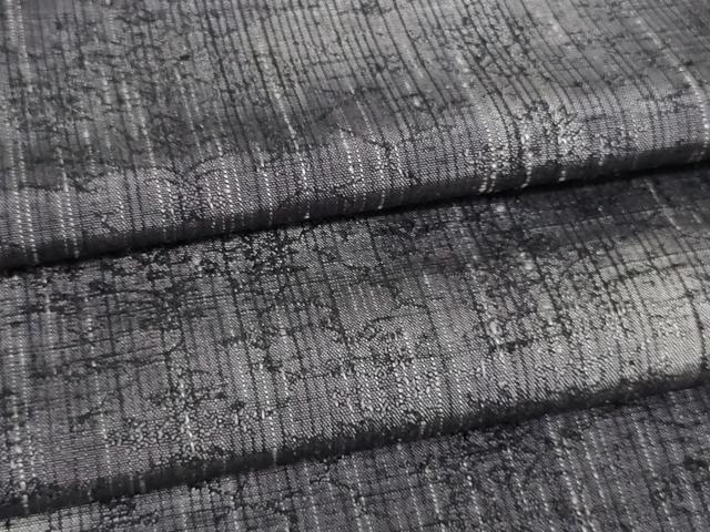平和屋着物▽上質な紬 単衣 霞文 正絹 逸品 DAAW9236sf