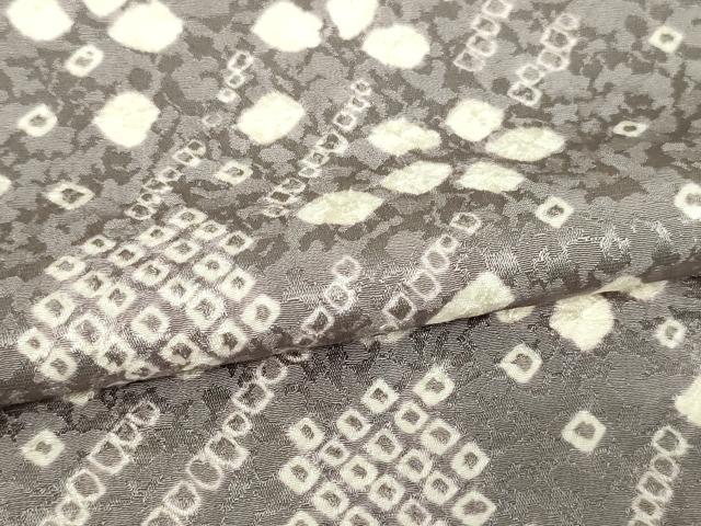 平和屋着物▽訪問着 単衣 絞り 舞花文 金彩 正絹 逸品 DAAW9253sf