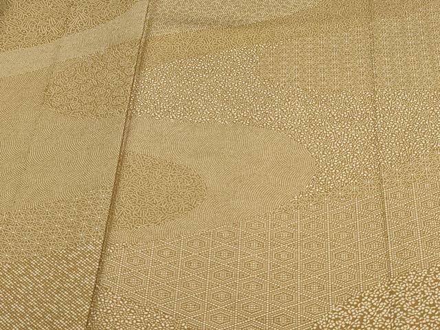 平和屋着物▽江戸小紋 単衣 吉祥花文 正絹 逸品 DAAW9273sf