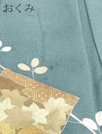 平和屋着物▽男性 訪問着 単衣 刺繍 色紙草花文 暈し染め 金彩 正絹 逸品 DAAW9351sf