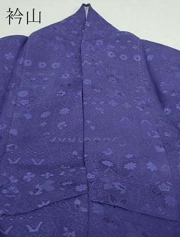 平和屋着物▽上質な色無地 単衣 草花地紋 濃鼠色 正絹 逸品 DAAW9356sf