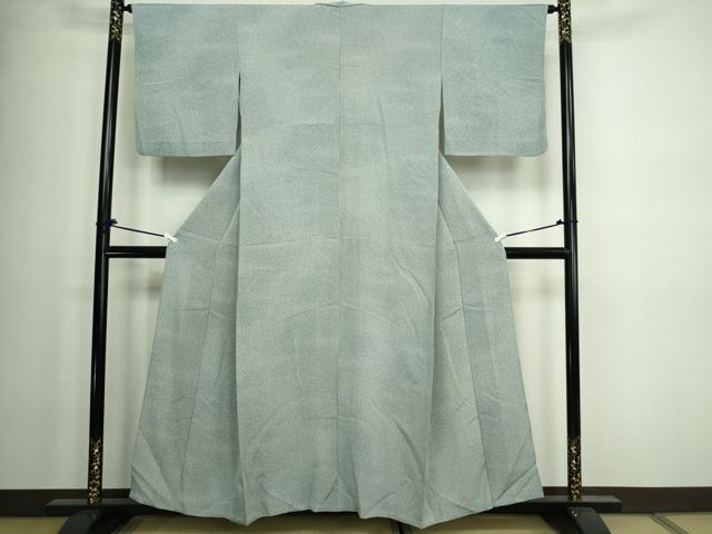 平和屋着物▽上質な小紋 単衣 魚 正絹 逸品 DAAW9373sf