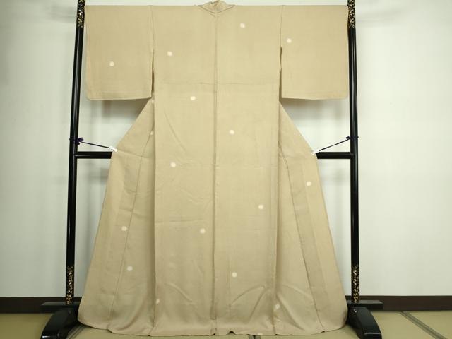平和屋着物▽上質な小紋 単衣 蛍暈し 正絹 逸品 未使用 DAAW9392sf
