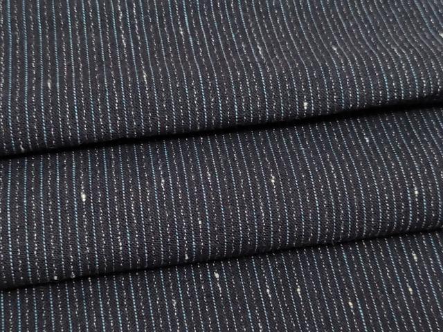 平和屋着物▽上質な小紋 単衣 間道 綿 逸品 DAAW9406sf