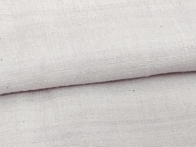 平和屋着物▽結城紬 単衣 白藤色 正絹 逸品 DAAW9408sf