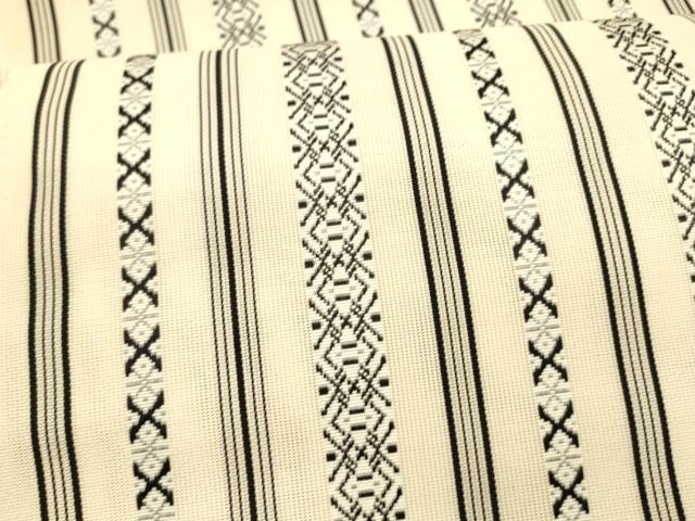 平和屋着物*夏物 本場筑前博多織 八寸名古屋帯 紗献上 正絹 逸品 DAAX0043cm