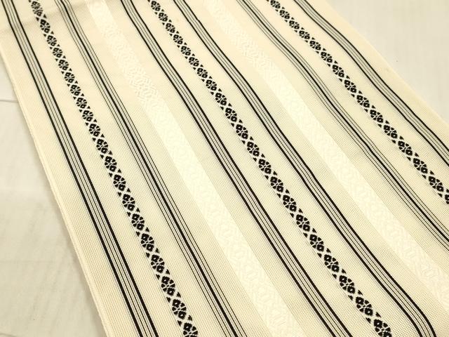 平和屋着物*夏物 本場筑前博多織 八寸名古屋帯 紗献上 正絹 逸品 DAAX0045cm